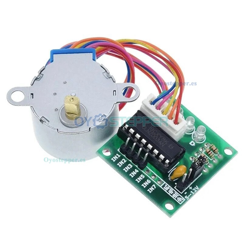 Motor paso a paso de engranaje CC 5V 12V 4 fases 28BYJ-48 + placa controladora ULN2003 ULN2003 PIC MCU DIY